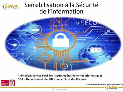 FORMATION SUR LA SECURITE DE L’INFORMATION
